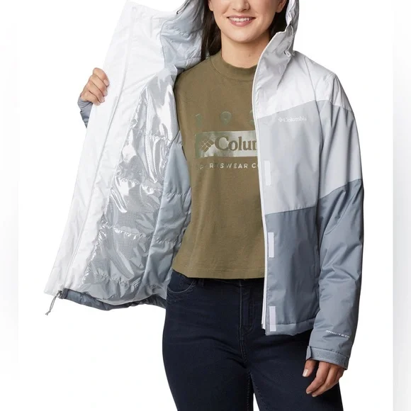NWT Columbia Women’s Tipton Peak II Hooded Insulated Waterproof Jacket Size S - Picture 4 of 8